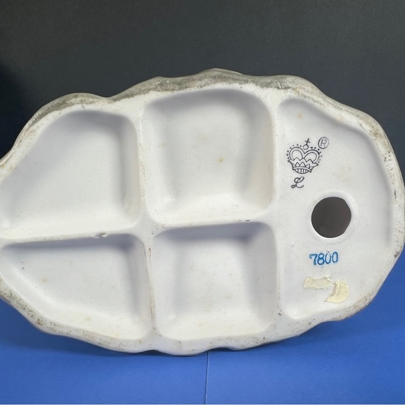 Vintage LEFTON Old Painter at His Canvas Beautiful Sculpture,Made In Japan #7800 - Picture 14 of 15